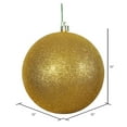 thumbnail image 2 of Vickerman Bouchon Percé Boule Anti-Pailletage Doré 12 Pouces - N593030DG, 2 of 2