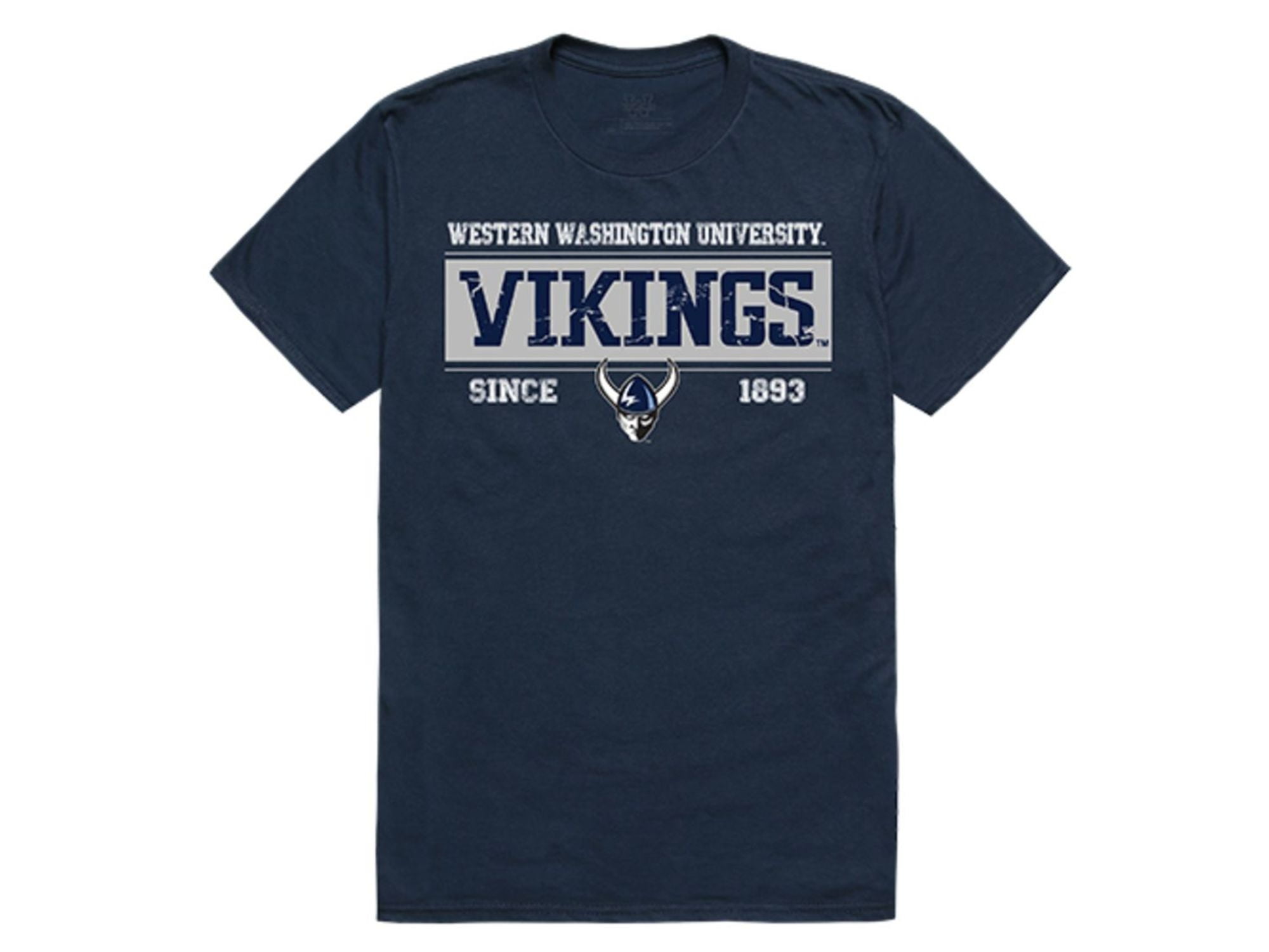 Western Washington University WWU Vikings Established T-Shirt Navy 