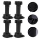 thumbnail image 4 of 4pcs muebles durables patas de altura de altura de los pies de muebles ajustables para el gabinete del sofá, 4 of 6