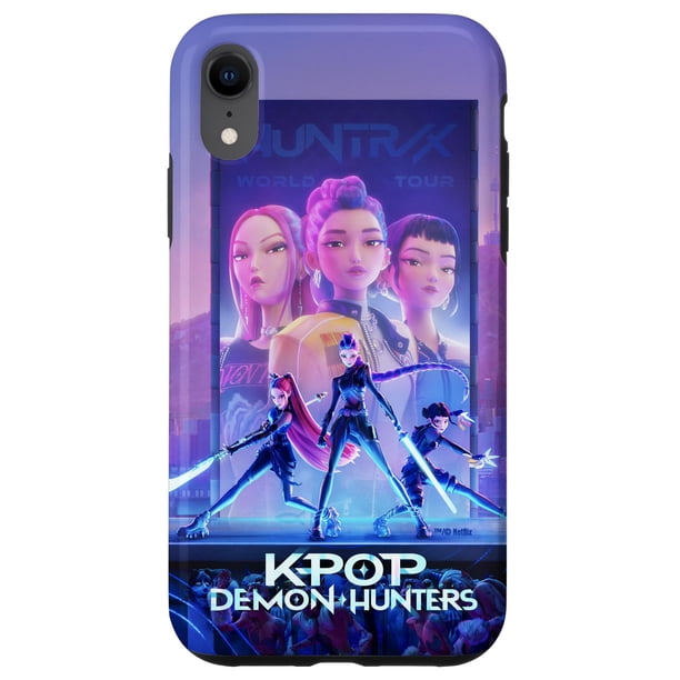 Funda de teléfono KPop Demon Hunters HUNTR/X Key Art para iPhone XR