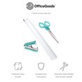 thumbnail image 4 of OfficeGoods Acrylic Desk Set with Ruler Scissor and Staple Remover Green Home Office Supplies, 4 of 7