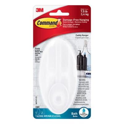 

2Pc Command Frost White Plastic Caddy Hanger