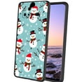 thumbnail image 1 of Compatible with Samsung Galaxy S10+ Plus Phone Case, Christmas-Snow-85 Case Men Women, Flexible Silicone Shockproof Case for Samsung Galaxy S10+ Plus, 1 of 1