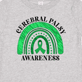 thumbnail image 4 of Inktastic Cerebral Palsy Awareness Green Ribbon Rainbow Boys or Girls Baby T-Shirt, 4 of 5