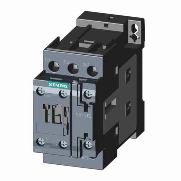 IEC Magnetic Contactor, 1NC/1NO, 24V DC, 3 P, Non-Reversing, Screw