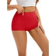 thumbnail image 4 of INSPIRE CHIC Women's High-Waisted Underwear Briefs Tummy Control Butt Lifter Control Panties XXL Red, 4 of 6