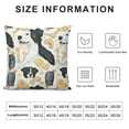 thumbnail image 5 of ONETECH Cute Dog Border Collie Throw Pillow Covers Double Side Design Cushion Pillowcase Decor Home Couch Sofa Car Bed, 5 of 5