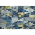 thumbnail image 2 of Addison Rugs Mayfield Premium Machine Washable Transitional Geometric Navy Rectangle Rug, 1'8" x 2'6", 2 of 6