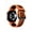 Orange Noir, variante sur ALMNVO Bracelets en Silicone Sans Espace pour Samsung Galaxy Watch 5/5 pro/ Galaxy Watch 4 40mm 44mm/Galaxy Watch 4 Classic 42mm 46mm, Bracelet Sport en Silicone à Double Boucle Respirant