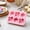 Pink, variant on Acorn and Squirrel Silicone Mold, 6 Cavities Detailed 3D Chocolate Candy Gummy Mold, Silicone Molds for Crafts, DIY Baking Tray for Soap Making, Polymer Clay, Cake Decorating, Dishwasher Safe