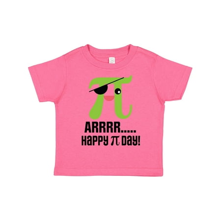 

Inktastic Happy Pi Day Math Symbol Pirate Gift Toddler Boy or Toddler Girl T-Shirt