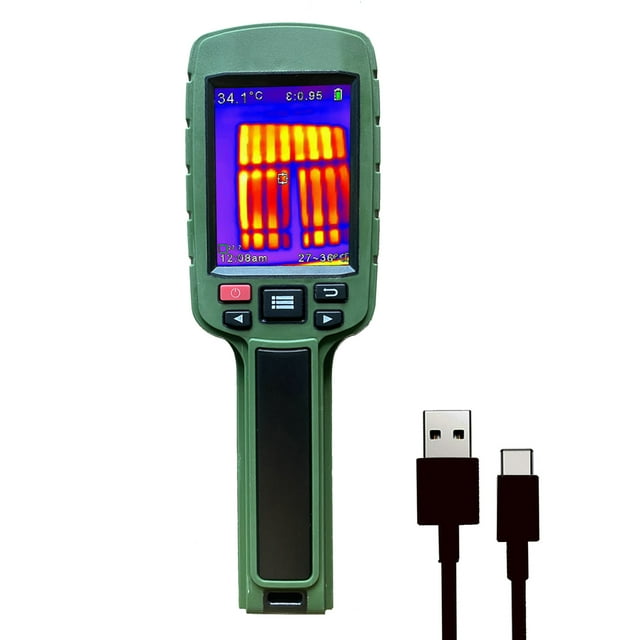 JD-108 160*120 cámara termográfica infrarroja pantalla Digital a Color portátil Detector de calefac Abody Cámara termográfica