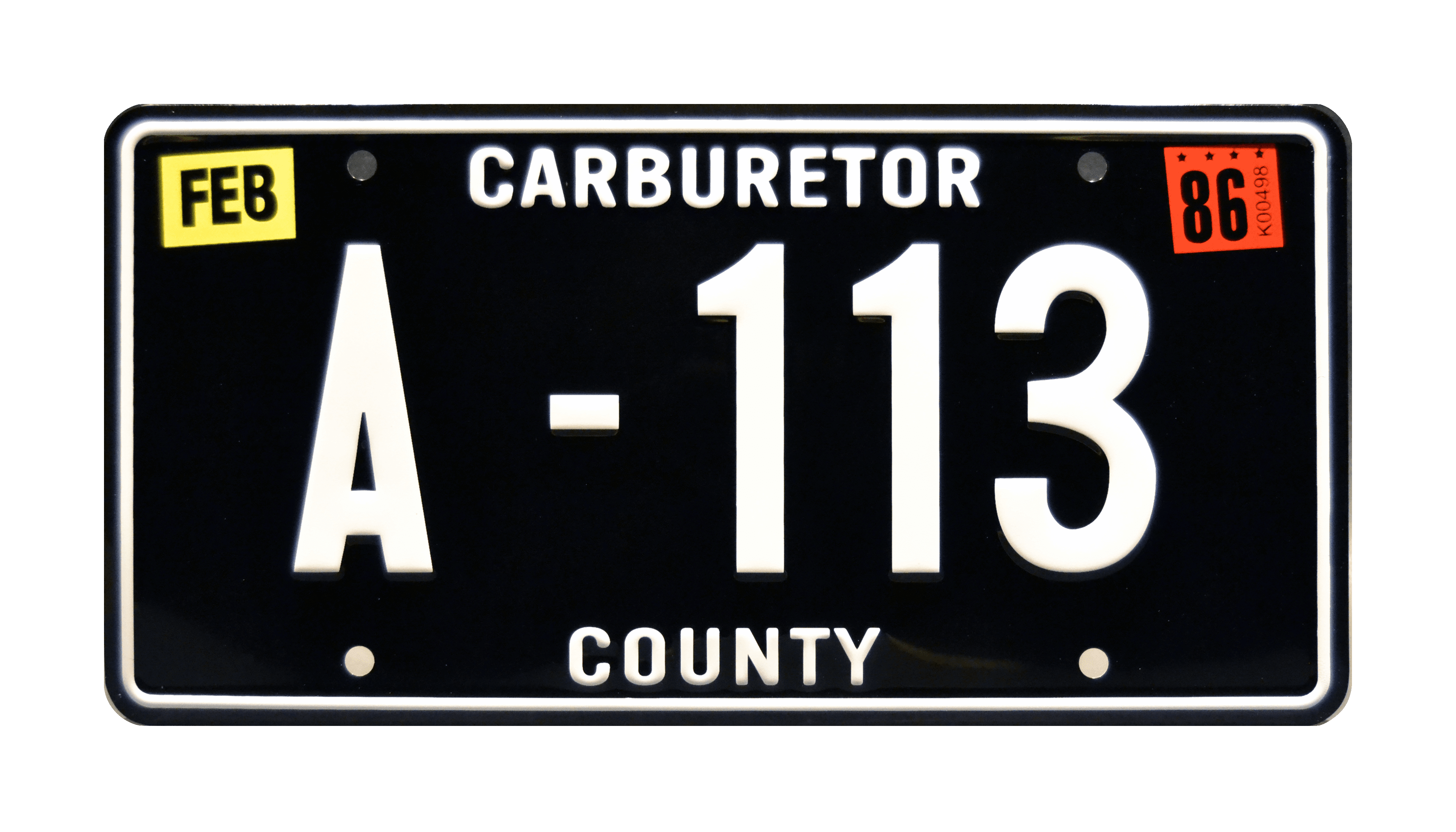 CO 54B Metal Stamped License Plate Longmire 
