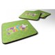 thumbnail image 1 of Posavasos de espuma Caroline's Treasures Quatrafoil verde juego de 4 3,5 pulgadas, 1 of 1