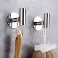 thumbnail image 4 of Punch-Free Storage Hooks - Home Supplies, 3Pcs, Strong Load-bearing, Wall Hooks, Easy to Install, Clothes Towel Hangers, 4 of 8