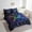 Navy Blue, variant on Erosebridal Gamer Bedding Sets Twin Size, Neon Gradient Gamepad Comforter Sets with Sheets, Navy Honeycomb Decor, Breathable 7 Pieces