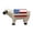 C, variant on 4th of July Decorations, New Independence Day Day Decorations Desktop Resin Workmanship Cow Sheep And Pig