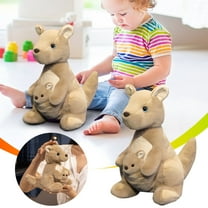 Viflosae Girls Toys Age 4-5 Gifts for 7 Year Old Boys Kangaroo Toys Realistic and Children Set Soft Doll Decorative Toys Stocking Stuffers for Him Christmas Gift for Kids