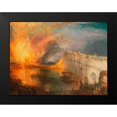 thumbnail image 2 of William, Turner 24x19 Black Modern Framed Museum Art Print Titled - The Burning of the Houses of Lords and Commons, 2 of 5