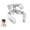 White*2, variant on Restify Pro Neck Device, Cordless Neuromodulation for Cervical Pain Relief, for Home Office & Travel