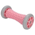 thumbnail image 3 of Rodillo para pies, Bola de masaje, masajeador de pies y músculos corporales para aliviar la fascitis plantar, color rosa, 3 of 8