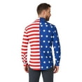 thumbnail image 3 of Suitmeister Chemise pour Homme avec Drapeau des États-Unis, 3 of 3