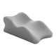 thumbnail image 3 of Almohada para piernas y rodillas, cojín de apoyo para piernas, ergonómico, liviano, suministros portátiles, almohada de espuma viscoelástica, almohada gris, 3 of 8