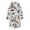 Planet White, variant on Esaierr Boys Girls Hooded Bathrobe for Kids Toddler Baby V-Neck Cartoon Print Lace-Up Robe 2-12Y Pajamas Loungewear