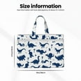 thumbnail image 3 of Kdxio Cute Cartoon Dinosaurs File Tote Document Bag Business Briefcase Bag Document Organizer Tote Briefcase for Letter A4 Files Business Teacher Office Bag, 3 of 8