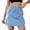 A-Blue768, variant on High Waist Multi Pocket Cargo Skirt for Women Drawstring Casual Daily Streetwear Short Skirt