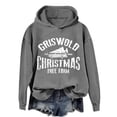 thumbnail image 4 of Sweatshirts for Women Cute Prints Lightweight Pullover Tops Christmas Print Hoodies Sweatshirt Tops, 4 of 5
