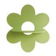 thumbnail image 1 of Estante de almacenamiento con forma de flor, expositor de madera, estante de pared para plantas pequeñas Verde, 1 of 9