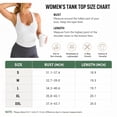 thumbnail image 6 of Women's Ribbed Racerback Tank Tops, Soft Stretchy Sleeveless Scoop Neck Notch Cropped Tops for Yoga Workout Daily Wear, 6 of 6