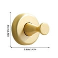 thumbnail image 4 of Alloy Clothes Hook for Wall, Door, or Wardrobe – Traceless, Rustproof, Strong Load-Bearing Small Hook for Home Organization, Multi-Color Options, 4 of 5