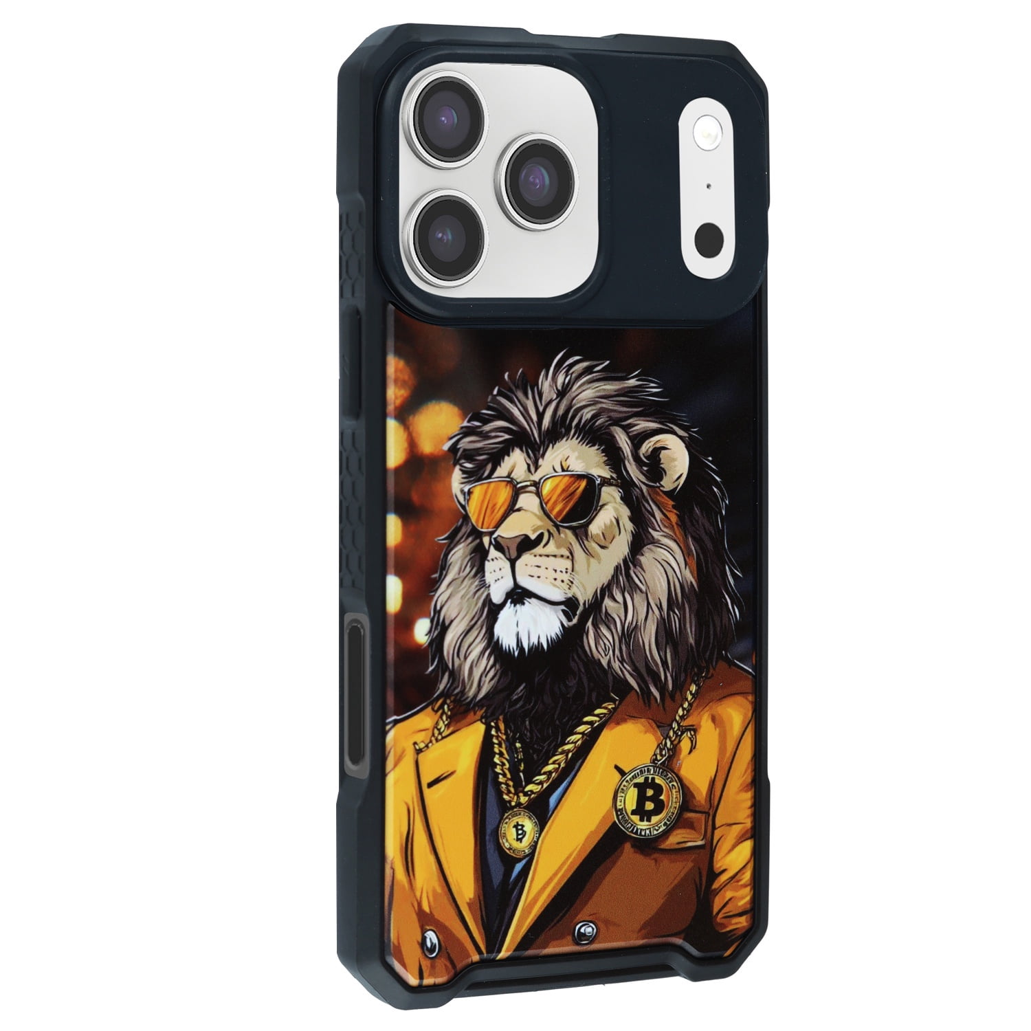 Durable Cyber Magnetic DIY Series Cases for iPhone 17 Pro Max - Yellow