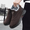 thumbnail image 6 of Fur Lined Snow Boots Fashion Winter Boots Men Casual Sports Shoes (Coffee 39), 6 of 9