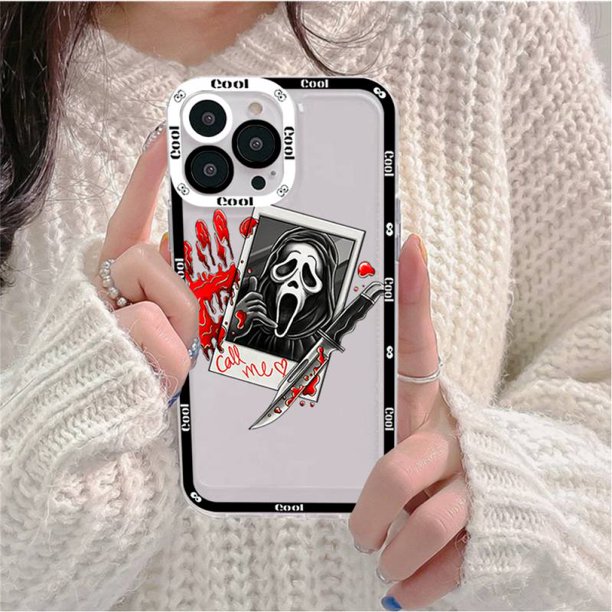 Funda de teléfono Ghostface Scream, carcasa para iPhone 11, 12, 13, Mini Pro Max, 14 Pro Max Fivean unisex