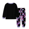 thumbnail image 3 of Pop cazadora para niña Dem on Hunter Pajamas Set,Rumi,Mire Zoeyy Kids Long Sleeve Pajamas,HUNTR/X Print,Fancy Party Carnival Halloween, Christmas Pajamas - Home Pajamas for Teens And Girls Pajamas, 3 of 4