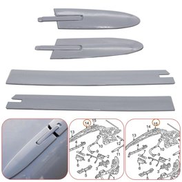 Hummer H2 Exterior Upgrade 2-Piece Side Air Intake Hood Vent Covers For ...