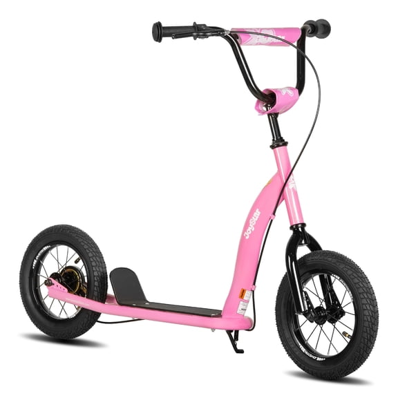 JOYSTAR Kick Scooter for Kids 5  Teens & Youth, Lightweight Kids Scooter with Adjustable Handlebar, 2 Wheel Scooter for Boys & Girls, Pink