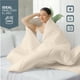 thumbnail image 4 of TESSO HOME Edredón Acolchado Extra Grande Hipoalergénico Relleno Suave de Microfibra Down Alternative Ideal para Todo el Año Uso como Edredón o para Funda Duvet IND Beige, 4 of 5