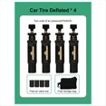 thumbnail image 4 of Kit de 4 válvulas de purga de neumáticos ajustables con parada automática (10-30 PSI) Herramienta de purga de neumáticos atornillable para coche y motocicleta, 4 of 5