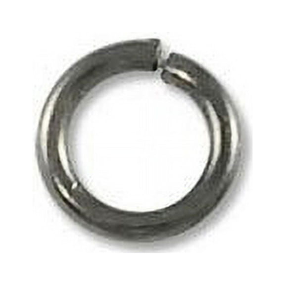 JewelrySupply Jump Ring - Open 5mm Gun Metal Plated (100-Pcs)