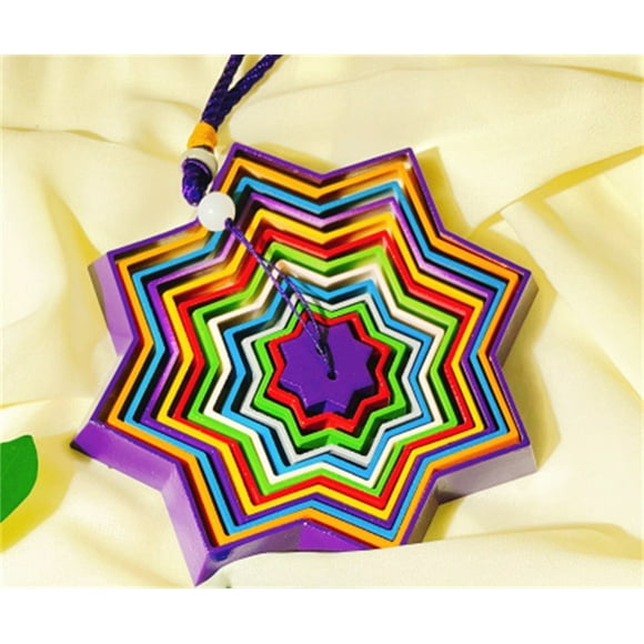 Falling Star Tower Unzip Toy Wind Chime Christmas Ornament Party Supplies Decor