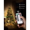 thumbnail image 4 of RESNICE Connectable Plug-in LED Rope Lights, 2 Pack 33FT 100LED Total 66FT 200LED, Waterproof 8 Modes Remote Warm White String Lights, Indoor Outdoor Decor for Patio Backyard Garden Home, 4 of 8