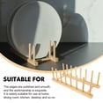 thumbnail image 3 of SHISUYAN Kitchen Plate Rack Bamboo Dish Draining Rack Multi-use Plate Organizer Plate Drainer, 3 of 9
