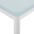 thumbnail image 5 of Modway Raleigh 59" Outdoor Patio Aluminum and Glass Dining Table in White, 5 of 5