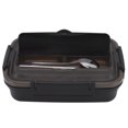 thumbnail image 2 of Bento Box, Lightweight  Compact 304 Stainless Steel Lunch Containers Plastic Material  For Office For Outdoor For School Black,Blue,Pink,White, 2 of 8
