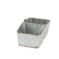 thumbnail image 6 of DecMode 16" x 15" Silver Metal Farmhouse Planter, 1 - Piece, 6 of 8