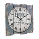 thumbnail image 1 of Stonebriar SB-6158A Reloj de pared blanca azul de 15 "de 15" Stonebriar Ver descripción, 1 of 2